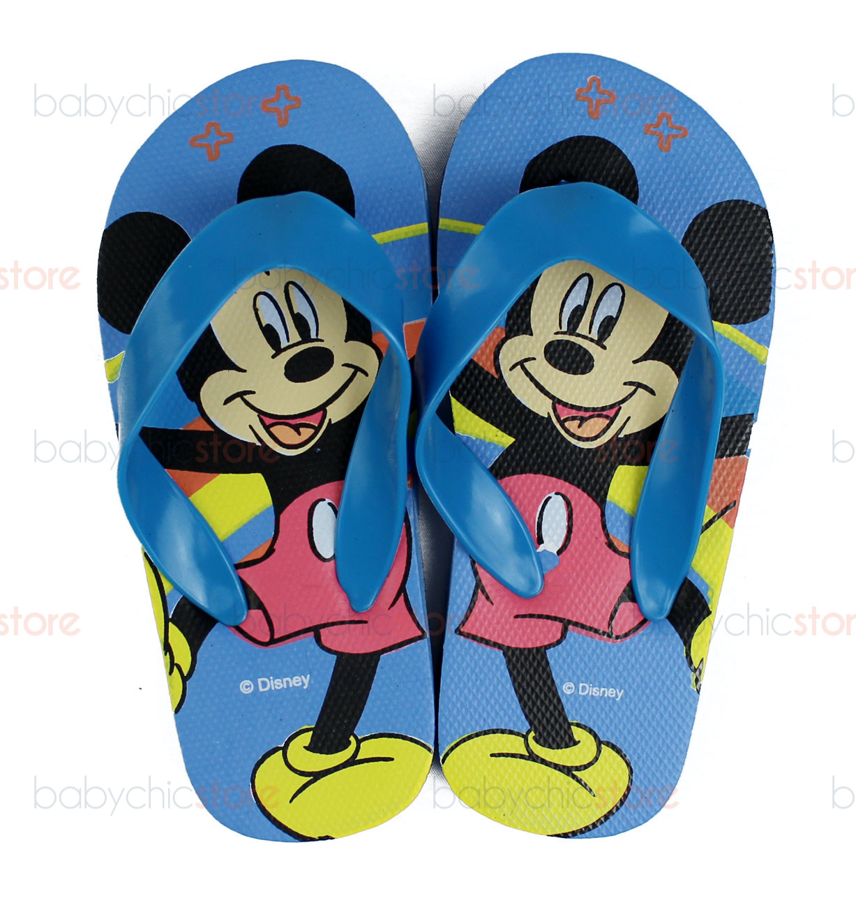 Blaue Mickey-Mouse-Flip-Flops - 28/30