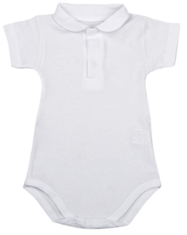 Body bébé manches mi-longues modèle polo