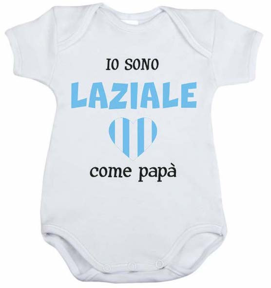 Body Neonato - Io sono Laziale 6/9 Mesi