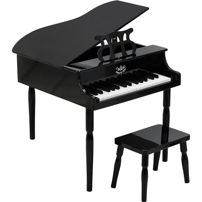 Pianoforte a coda in Legno - Nero