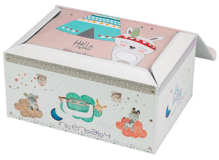 Juego de edredón y protector de cuna - Little Indian Pink