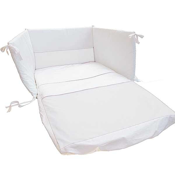 Completo Piumone Sfilabile Savana Brillante Bianco Azur