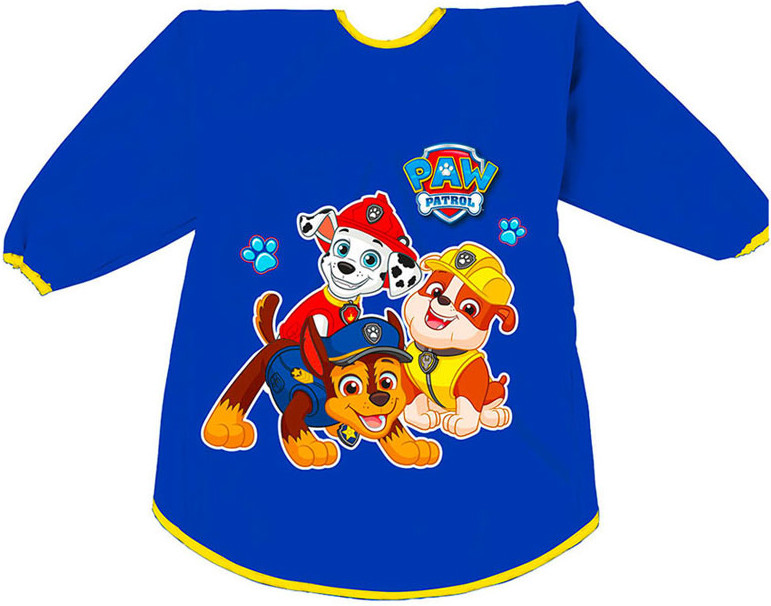 Eduplay Grembiule Da Pittore Per Bambini Con Maniche - Impermeabile E Protettivo - Colore Blu - Taglia Unica - Ideale Per Asilo E Scuola