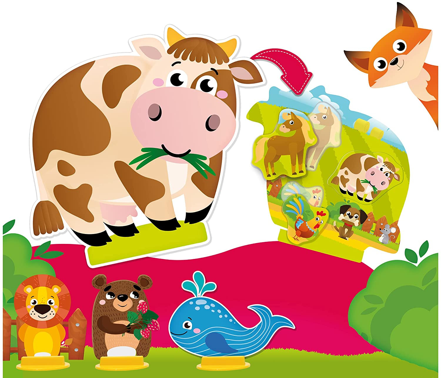 Lisciani Giochi- Carotina Baby My Friends, Multicolore, 85521