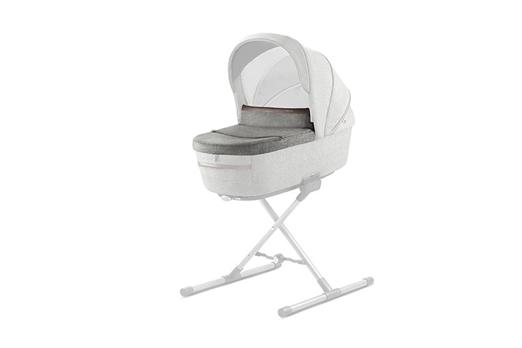 Aptica Samtgrauer Kinderwagenbezug