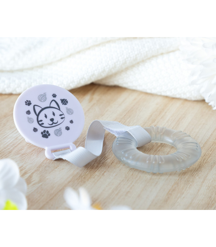 Massaggiagengive Refrigerato con Clip - Gattino