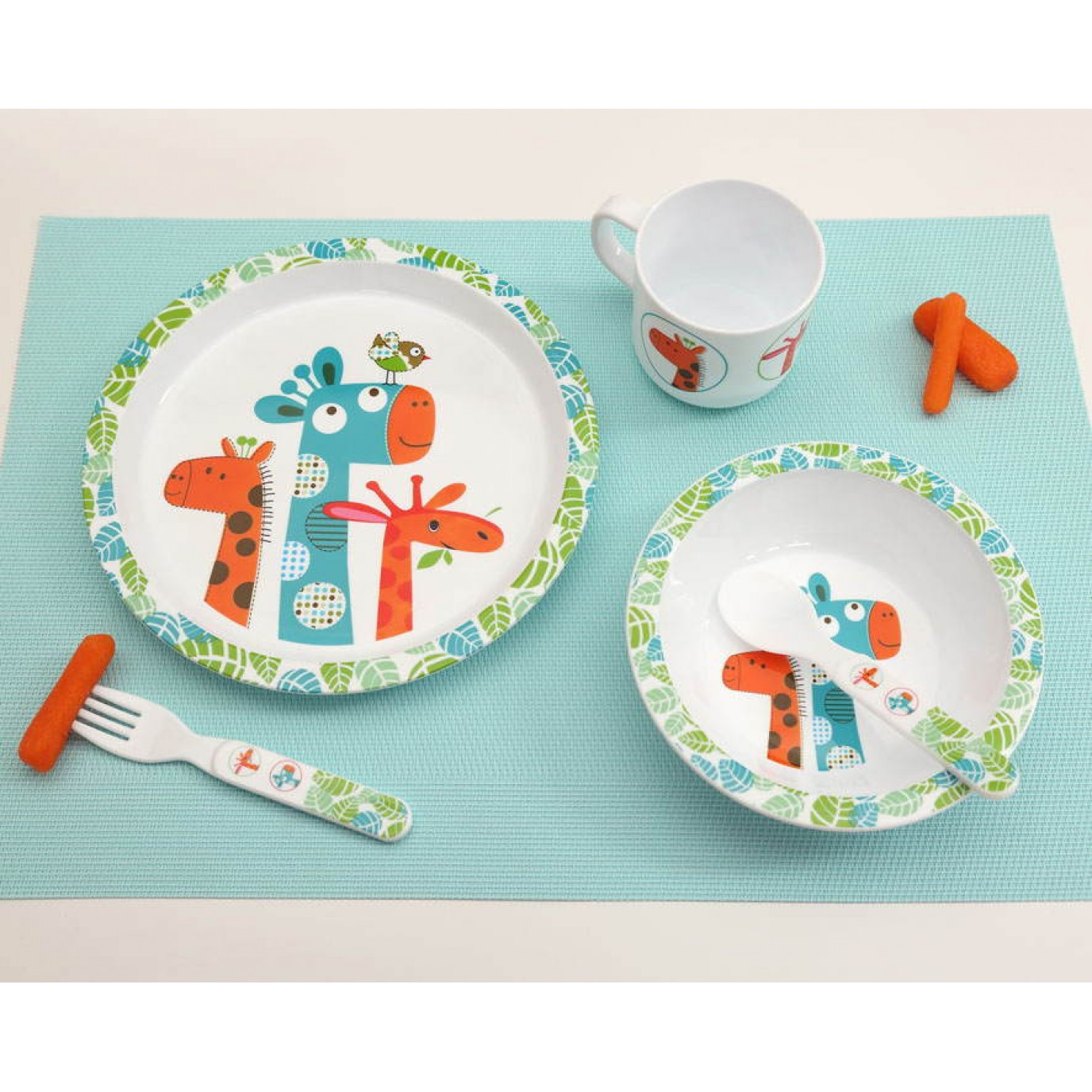 Set complet d'aliments pour bébé - Girafe