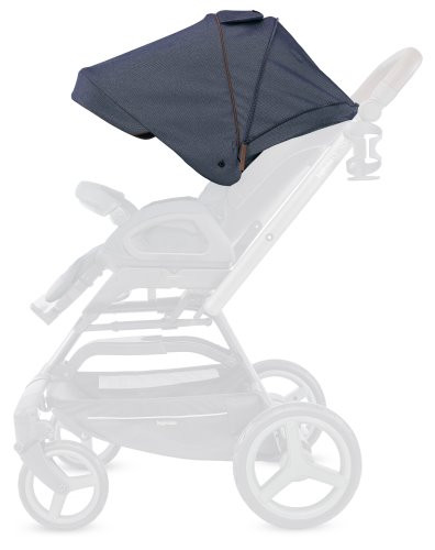 Capottina Universale JYOKO Per Ovetto - Compatibile Maxi Cosi Gruppo 0, Cotone Biologico, Nero - Foto 13