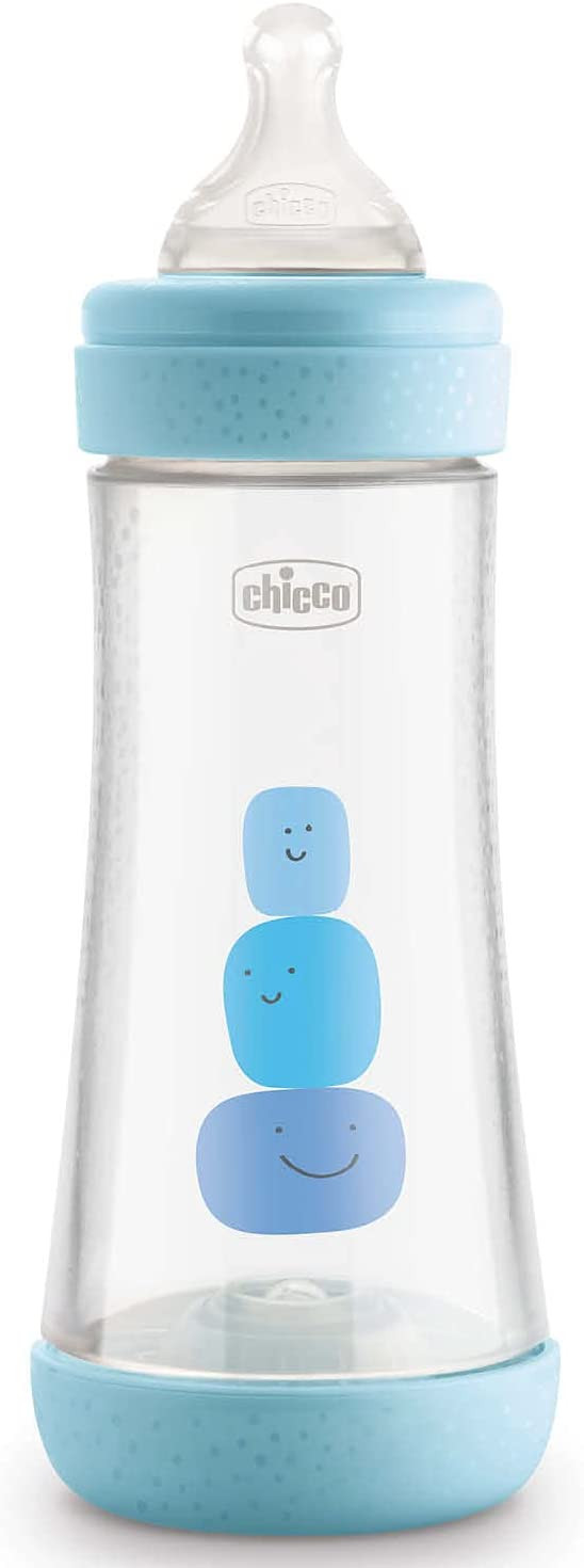 Biberon Chicco Perfect 5 - 300 ml - Azzurro
