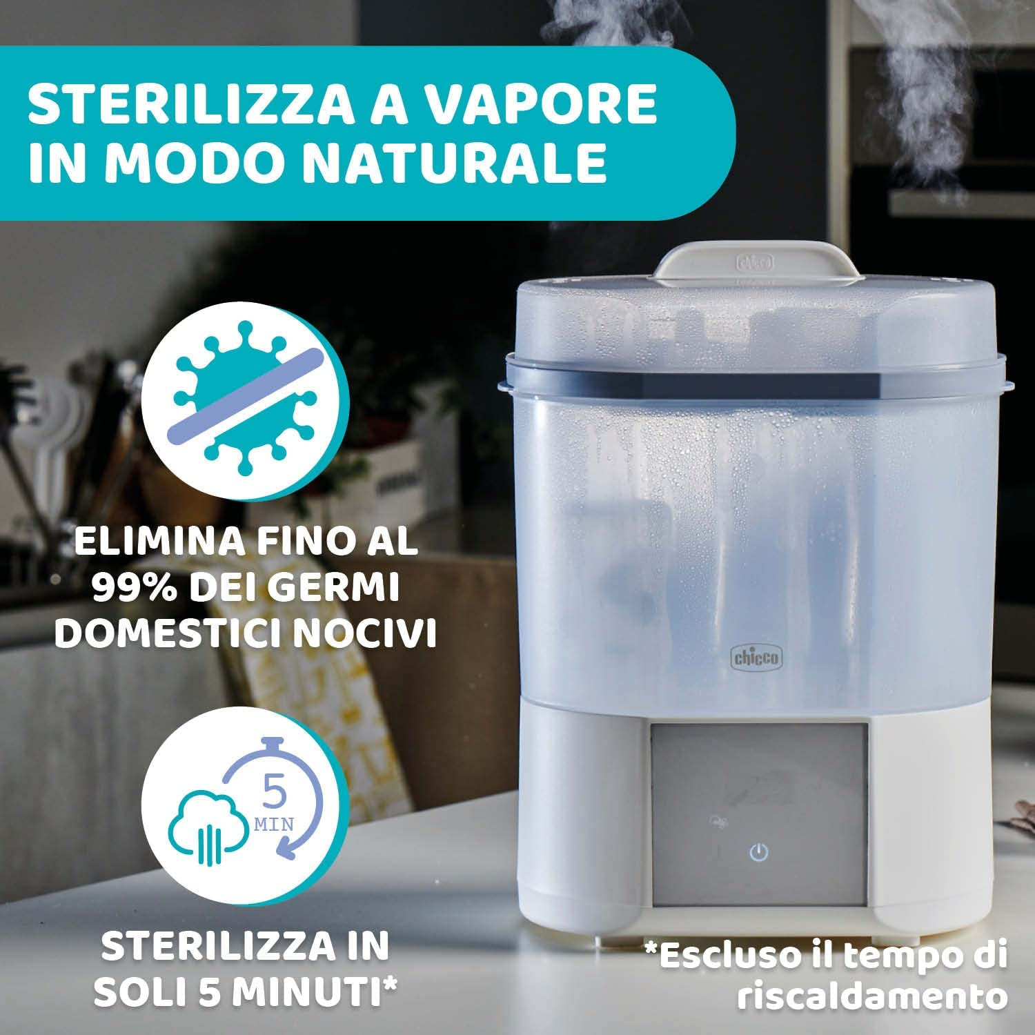 Chicco - Sterilizzatore con Asciugatura