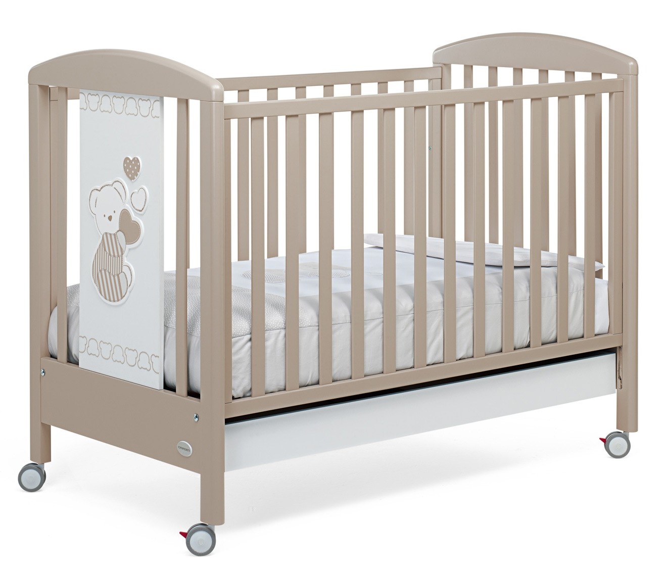 Lit Bébé Dolcecuore Foppapedretti Gris Torturelle