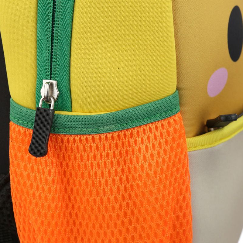 Zaino Per Bambini In Neoprene Morbido E Impermeabile A Forma Di Giraffa - 25x24x9 Cm, Leggero, 4 Tasche, Per Asilo E Viaggi